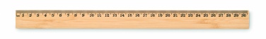 Logotrade promotional products photo of: Ruler in bamboo 30 cm